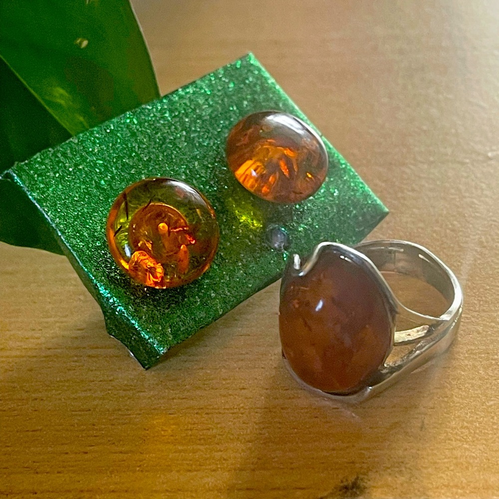 Vintage Amber set